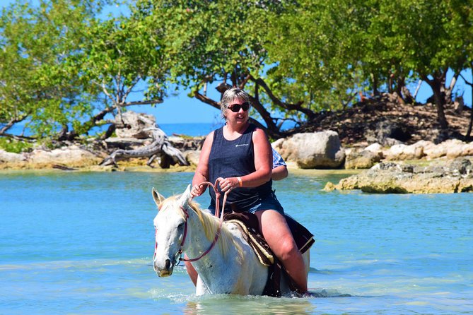Negril 45-minute Guided Horseback Ride and Swim - The water ride is memorable, but keep expectations realistic