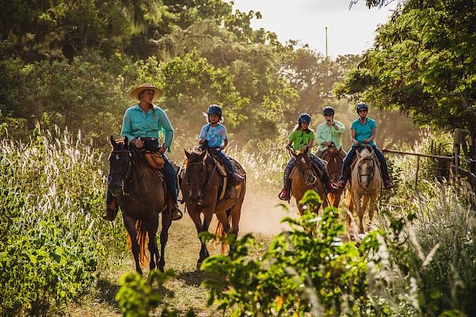 Oahu Sunset Horseback Ride - What the North Shore trail feels like