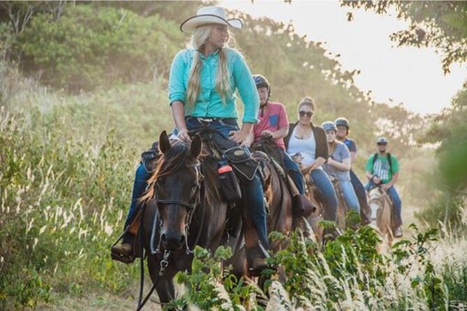 Oahu Sunset Horseback Ride - The guides shape the whole outing