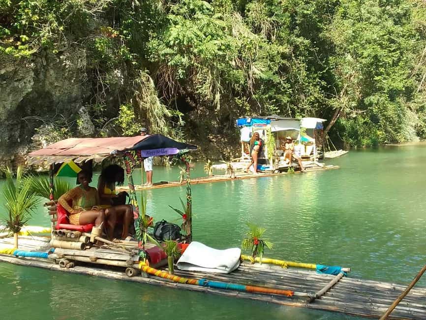 Ocho Rios : Bamboo River Rafting and HorseBack Riding - From quiet river to open sea in four hours