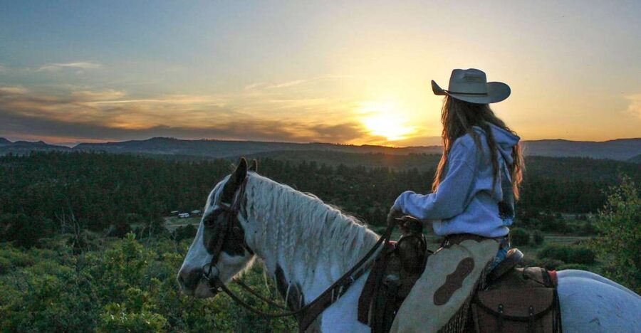 Orderville: Checkerboard Evening Shadow Horseback Ride - The first trail miles: red rock and open views
