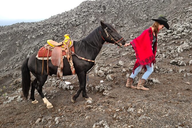 Pacaya Volcano Luxury Sunset Horseback Riding Tour/ Dinner Cooked by-Lava Chef - Riding from Antigua toward Pacaya