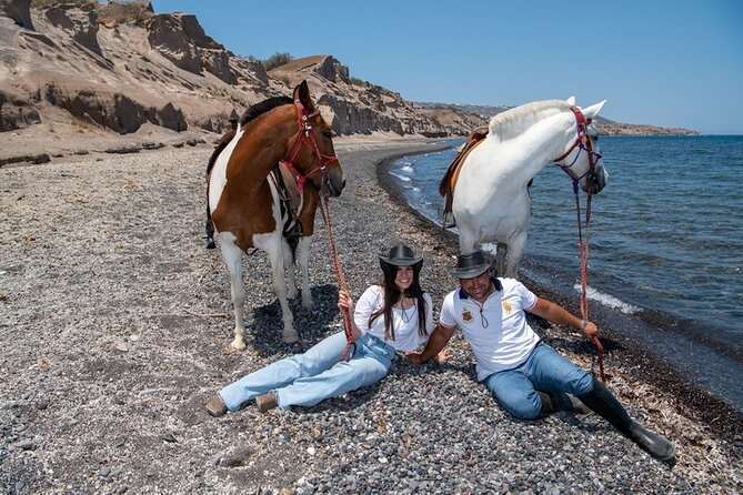 Premium Secluded Black Beach Horseback Riding Tour in Santorini - What the $108.37 price buys you