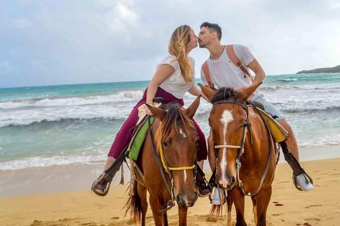 Private Macao Beach horseback riding in punta cana and Bayahibe - From trail to town, then toward the coast