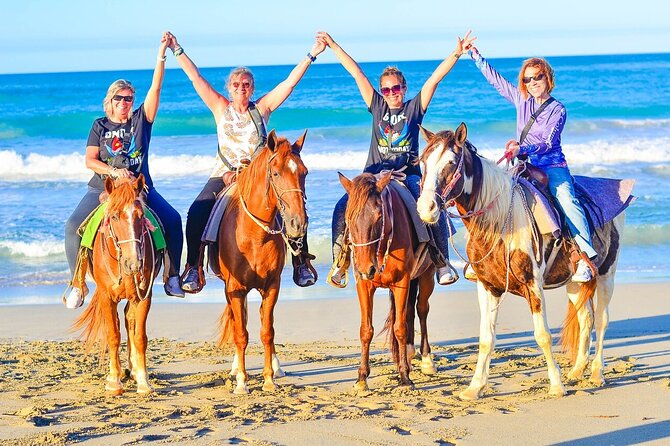 Private Sunset Horseback Riding in punta cana beach - Riding from the ranch toward Macao Beach