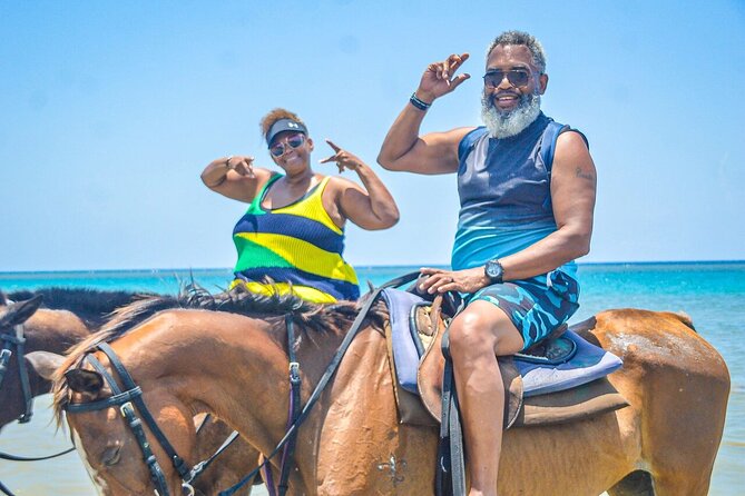 Private Tour to Dunns River and Horseback Riding with Local Guide - Dunns River Falls brings the action first