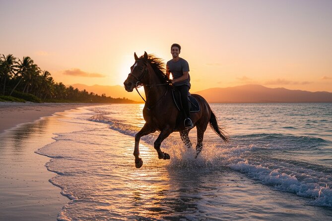 Puerto Plata City Horseback Riding Tour ,Rios,Beaches and Countryside - Horseback riding with guide Hans