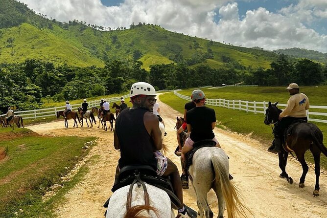Punta Cana Horse Riding for Beaches in Field - Riding from Macao Beach toward the open countryside