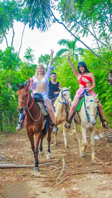 Punta Cana Horseback riding & Sunset + beach + free pick-up - The 25-minute safety briefing