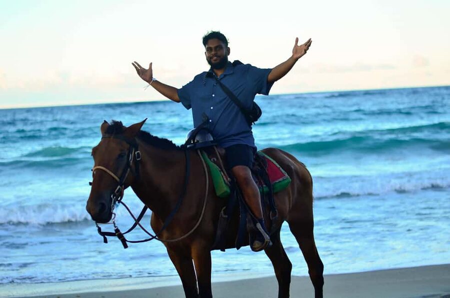 Punta Cana: Horseback Riding Tour with Sunset at Macao Beach - Meeting the horses and getting comfortable