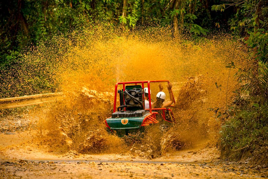 Punta Cana: Zipline, Chairlift, Buggy & Horse Ride Adventure - Chairlift views over the park
