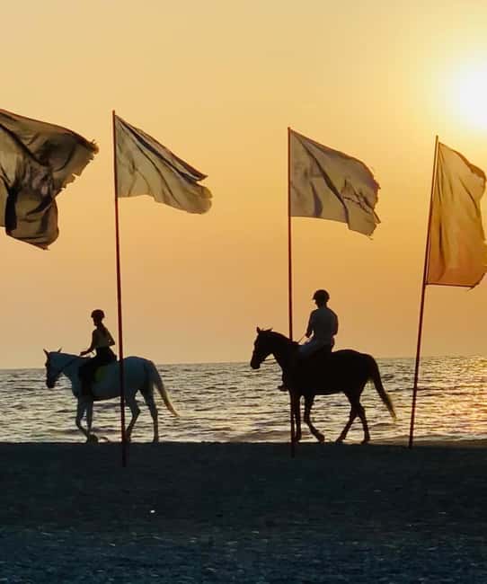 Rhodes Island: Horseback Riding at the Beach During Sunset - One hour on the beach at sunset