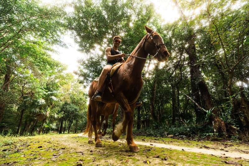 Riviera Maya: Horseback Ride, Zipline, and ATV Adventure - El Rey Polo Club gives you a gentle start
