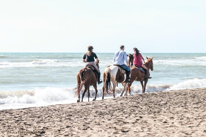 Rome: Horseback Riding on the Beach with aperitif - What the $299.57 price means