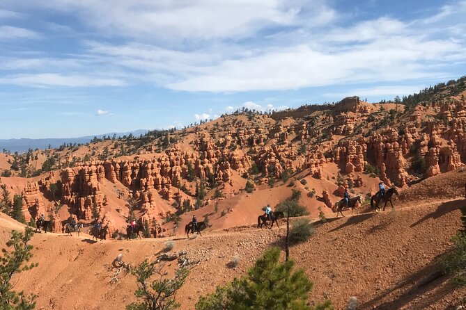 Ruby's Horseback Adventures Utah Thunder Mt. 4 Hour Ride - Riding from the canyon floor to the rim