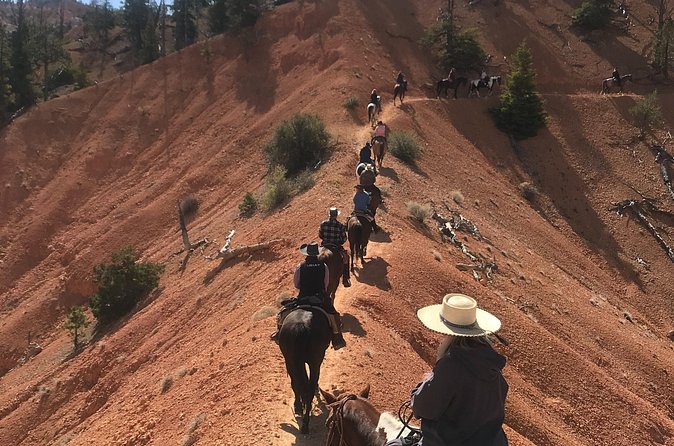 Ruby's Horseback Adventures Utah Thunder Mt. 4 Hour Ride - One break during a four-hour ride