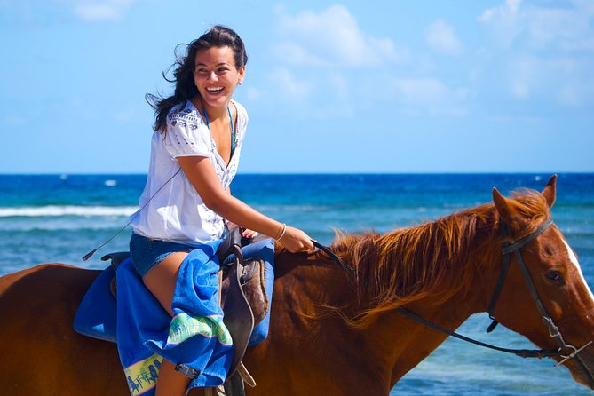 Sand n Saddle Horseback Ride & Swim Tour from Runaway Bay - A Jamaican jerk stop on the way back