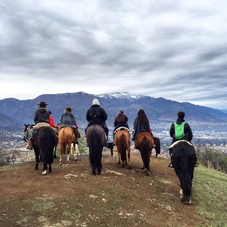 Santiago: Private Andes Foothills Horseback Riding. Half day - The 1.5-hour climb through native forest