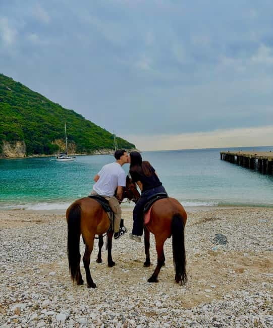 Saranda: Horseback Riding Tour - Following the route toward Kakome Bay