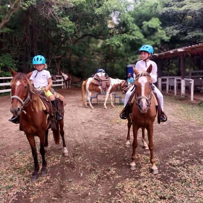 Scenic Horseback Trail - Getting acquainted with the horses