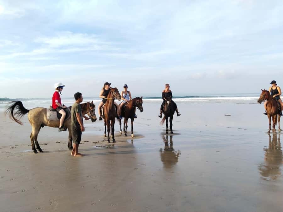 Seminyak Beach Horse Riding Experience - Riding beside Seminyak’s surf