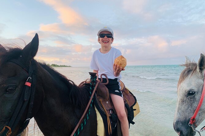 Shared Horseback Riding in Turks and Caicos - Entering the water depends on the conditions