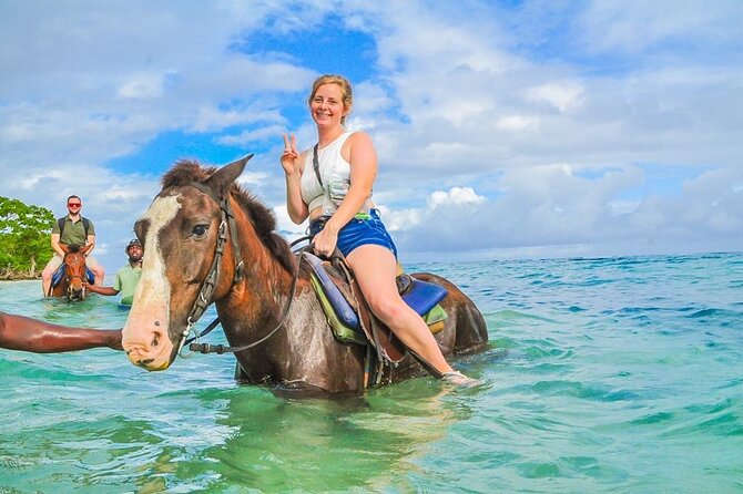 Shared Tour in Ocho Rios with Horseback Riding and Swimming - Through trees and Jamaican countryside