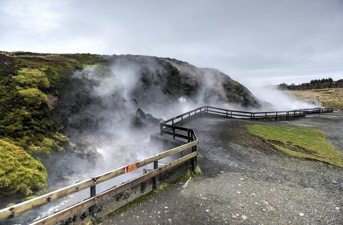 Silver Circle: Lava Cave, Waterfalls & Iceland Horses-Small Group - Deildartunguhver, where the ground sends up 100-degree water
