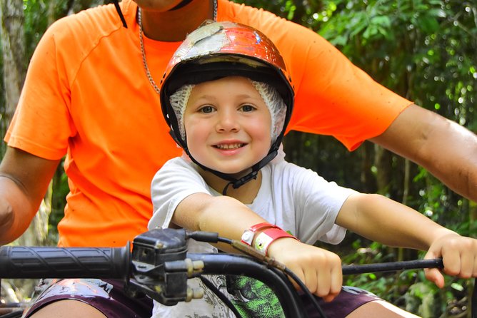 Single ATV, Horseback Riding, Ziplines and Cenote Swim - Five ziplines and one suspension bridge