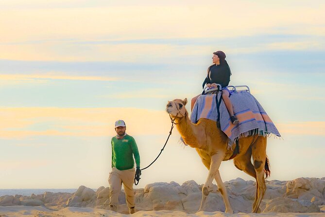 Sky Bike Free Camel Ride and Horseback Riding - Taking on the sky bike above the ground