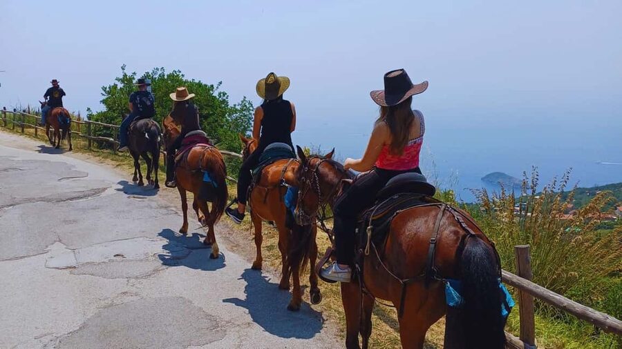 Sorrento: Horseback Riding Tour with Guide - The viewpoint over Li Galli and Capri