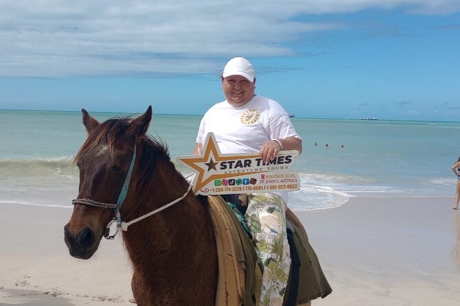 St. John's,Antigua Horse Back Riding & bareback swim & Fort beach - Price and what the $136 includes
