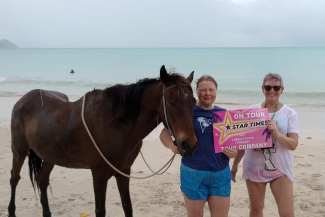 St. John's,Antigua Horse Back Riding & bareback swim & Fort beach - Fort James Beach gives you a useful first hour