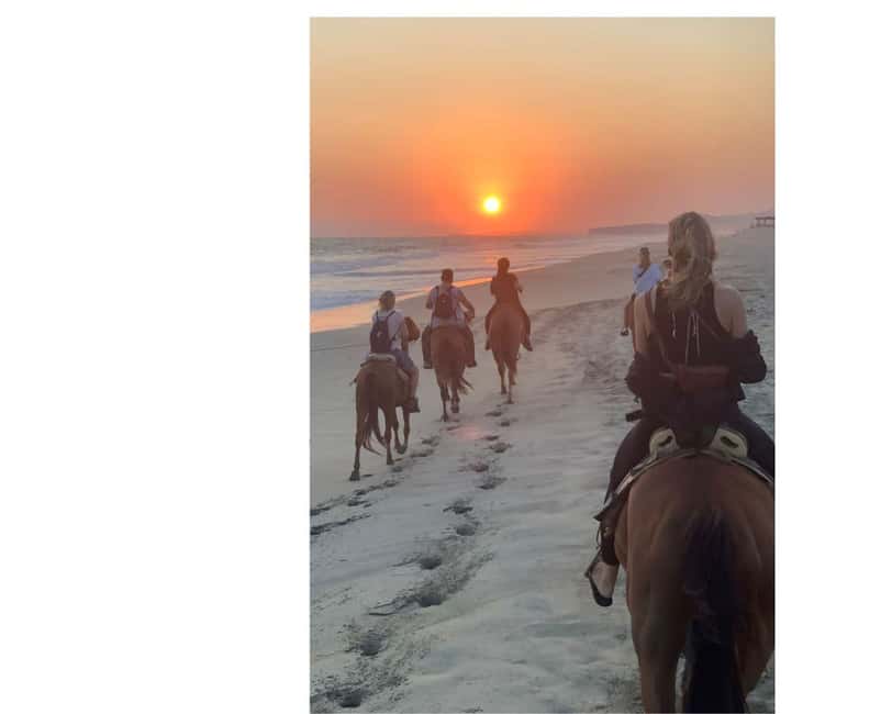 Sunset by Horse on the Beach - What to bring for a comfortable ride