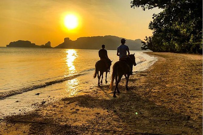 Sunset Horse Riding And BBQ Dinner Tour At Ao Nam Mao Beach Krabi - BBQ dinner beside the Andaman Sea