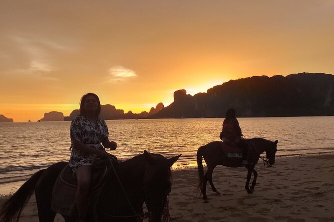 Sunset Horse Riding And BBQ Dinner Tour At Ao Nam Mao Beach Krabi - Sunset views that shape the evening