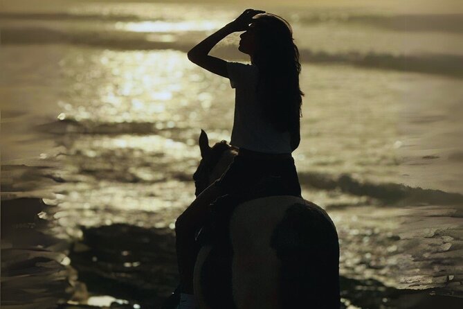 Sunset Horseback Ride by the Beach in Aguadilla, Puerto Rico - The Punta Borinquen Lighthouse ruins
