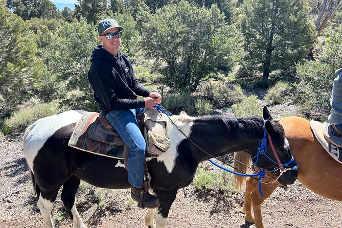 Sunset Horseback Ride With BBQ Dinner Las Vegas - A mountain evening beyond the Las Vegas Strip