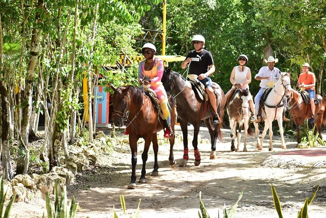 Tequila Tasting, Horseback Riding,ATV, Ziplines Cenote and Lunch - The cenote finish, with cold water and jumping platforms
