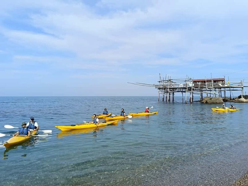 Trabocchi Coast: sea kayak excursion "The Little Horse" - What to bring and what to leave in the bag