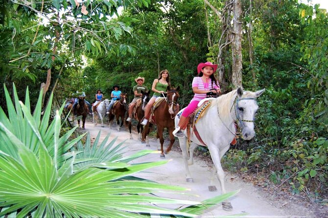 Tulum Adventure: Horses + ATV + Cenote + Zipline + Lunch - ATV riding through the dust
