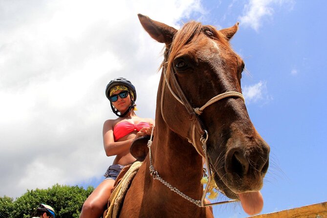 Tulum Jungle Horseback Ride + Cenote Dip & Traditional Lunch - Riding among the trees