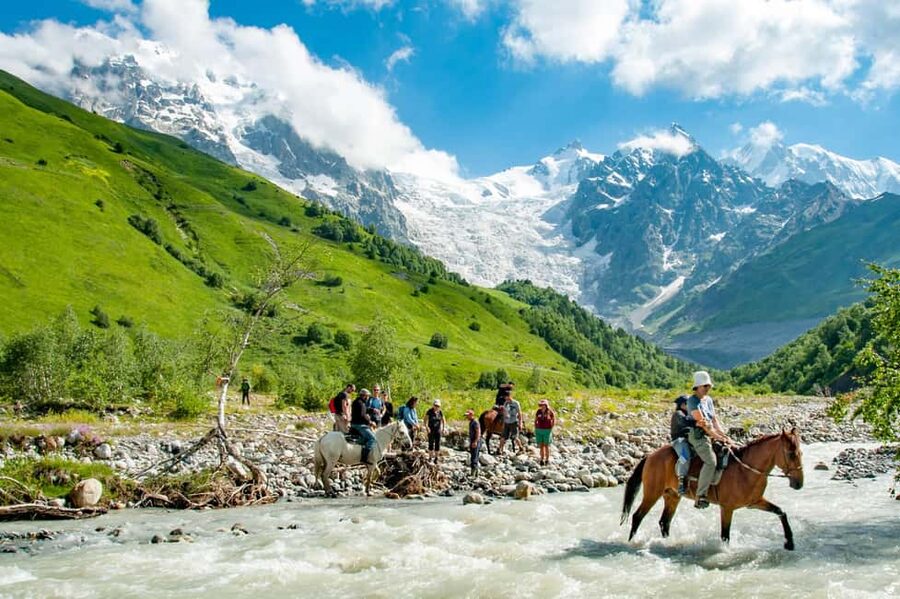 Ushguli: Horse Riding Tour to Shkhara Glacier - The Enguri River gives the ride a sense of place