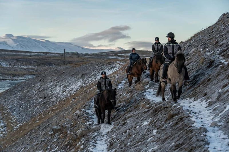 Varmahlid: Viking Horse Riding Tour - The approach to Reykjafoss waterfall