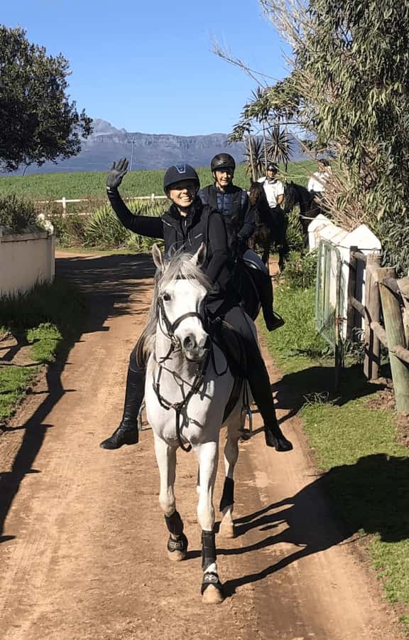 Vrede en Lust Wine Estate: 1h30m Horse Trail Ride - Beneath the oak trees and between the vines