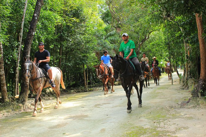 Wonderful Jungle Experience with Horse Riding, ATV, Ziplines and Cenote - Cooling off in a sacred Mayan cenote