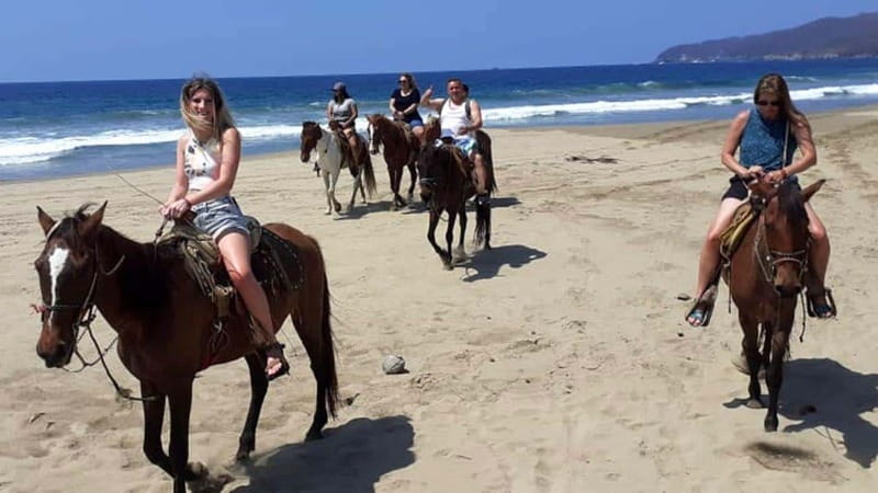 Zihuatanejo: Horseback Riding on the Beach - Two hours through beach and trees
