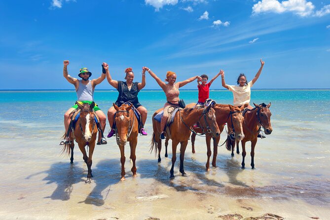 Zipline, Dunn’s River Falls, Bamboo Rafting & Horseback Ride Tour - Four Jamaican adventures packed into one morning