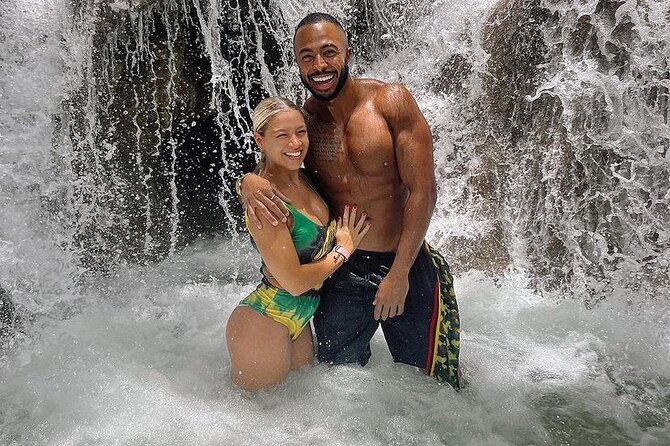 Zipline, Dunn’s River Falls, Bamboo Rafting & Horseback Ride Tour - Dunn’s River Falls and the zipline over the falls