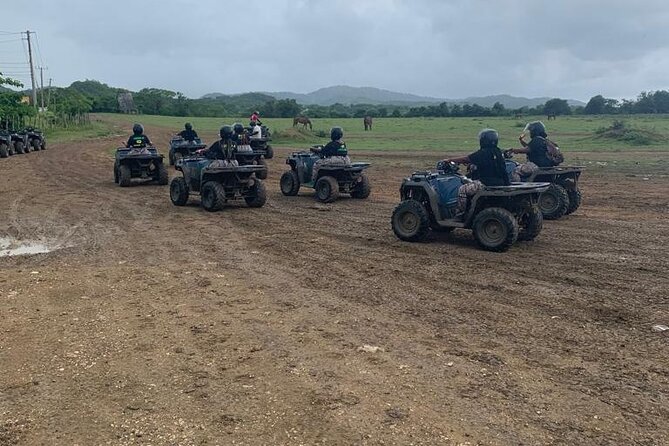 Zipline, Horseback Ride, ATV and Catamaran from Montego Bay - Hotel pickup with Kamar or Kemar behind the wheel